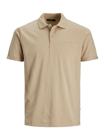 Jack & Jones Polo JPRBLAMARSEILLE AOP SS POLO 12227870 WHITE PEPPER