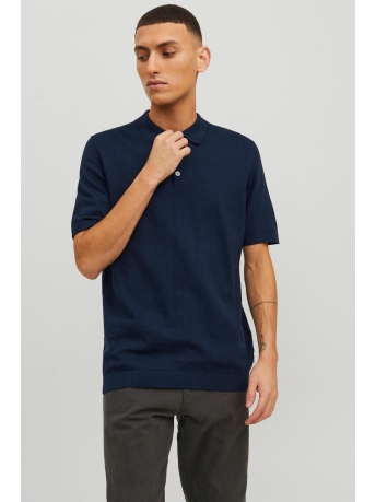 Jack & Jones Polo JPREMIL KNIT POLO S/S SN 12223950 NAVY BLAZER