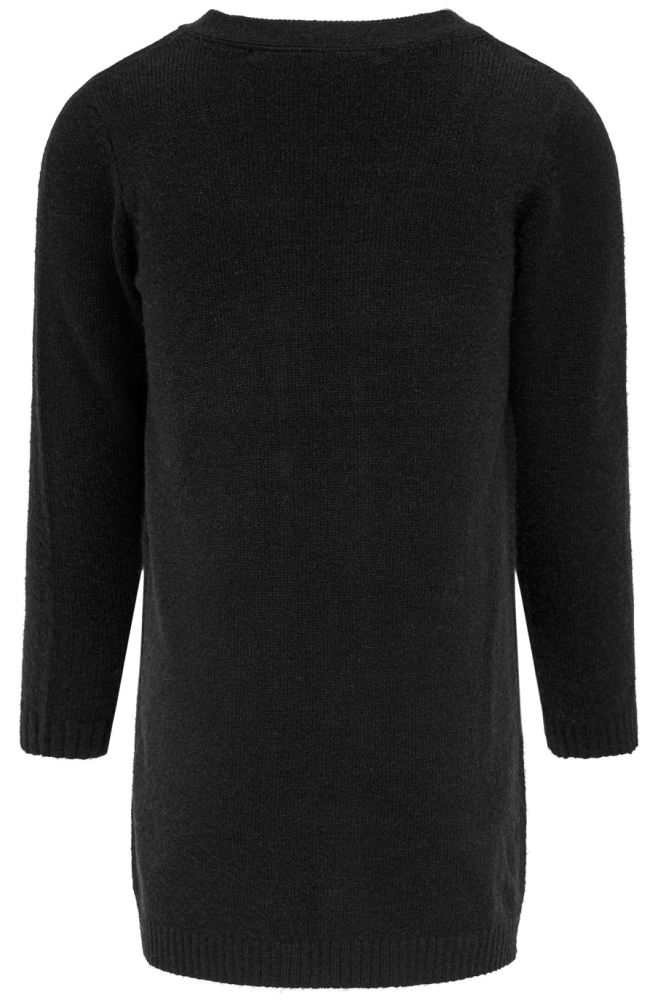 KOGLESLY L/S OPEN CARDIGAN KNT NOOS 15207308 Black