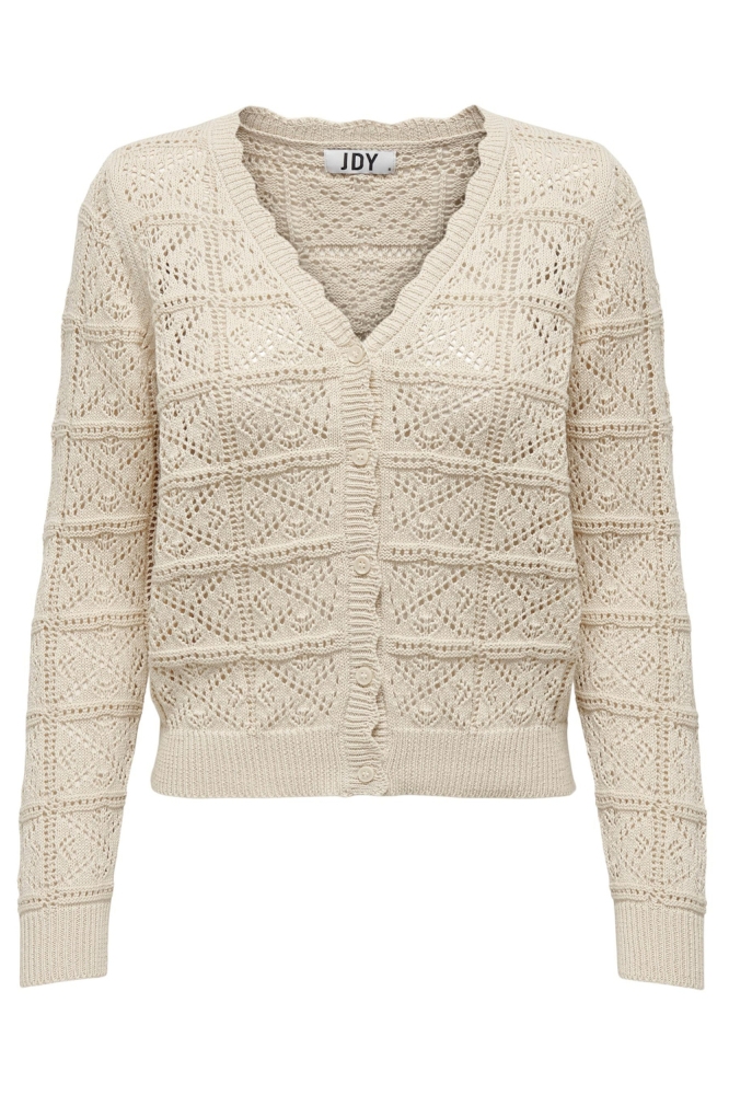 jdyida l/s short cardigan knt jacqueline de yong vest sandshell