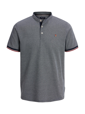 Jack & Jones Polo JPRBLUWIN MAO POLO SS SN 12171658 Mood Indigo/REG /WHIS
