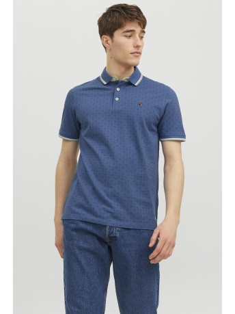 Jack & Jones Polo JPRPAULOS PLAY AOP BLU. SS POLO 12154548 Bright Cobalt