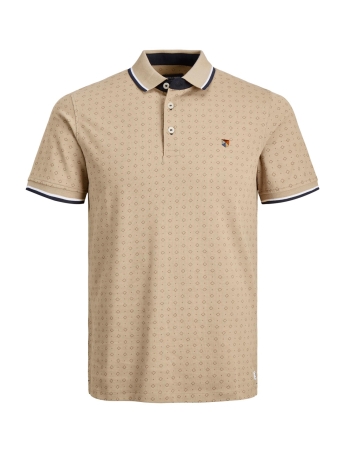 Jack & Jones Polo JPRPAULOS PLAY AOP BLU. SS POLO 12154548 Crockery