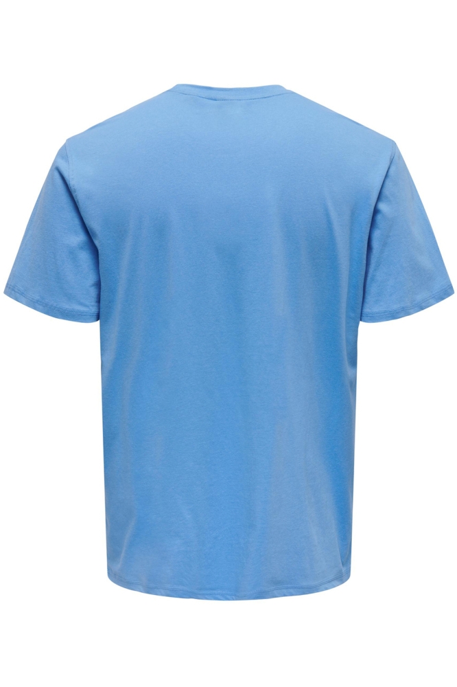 ONSMAX LIFE REG SS STITCH TEE NOOS 22025208 MARINA