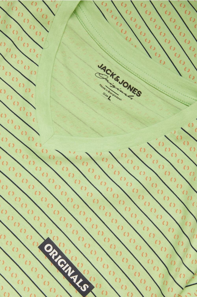 JORFRESH TEE SS V-NECK DUT 12238184 Pistachio Green