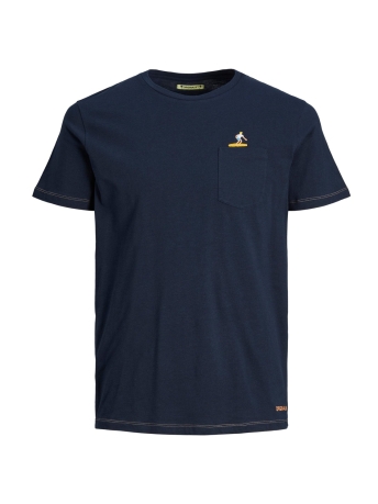 Jack & Jones T-shirt JORFRESH POCKET TEE SS CREW NECK DU 12238181 Navy Blazer