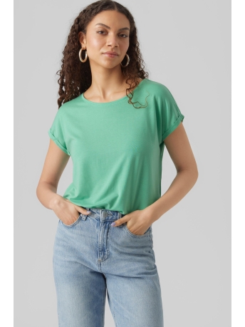 Vero Moda T-shirt VMAVA PLAIN SS TOP GAJRS NOOS 10284468 Jade Cream