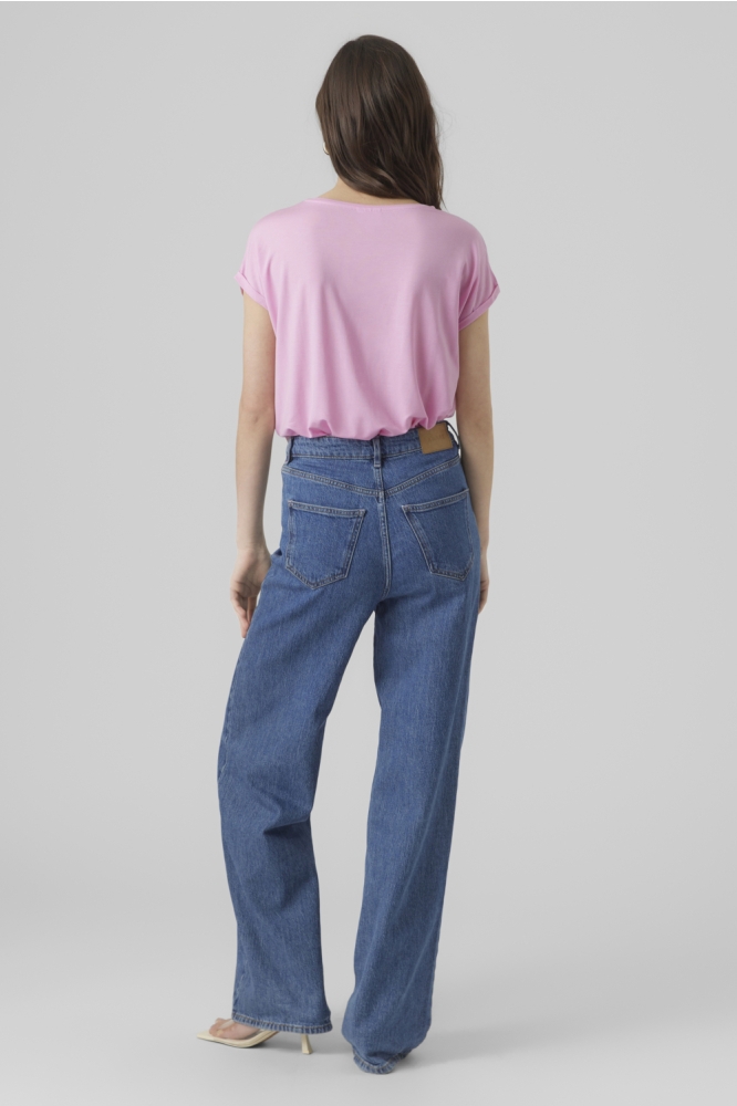 Vero Moda roze dames t-shirt | Vooraanzicht