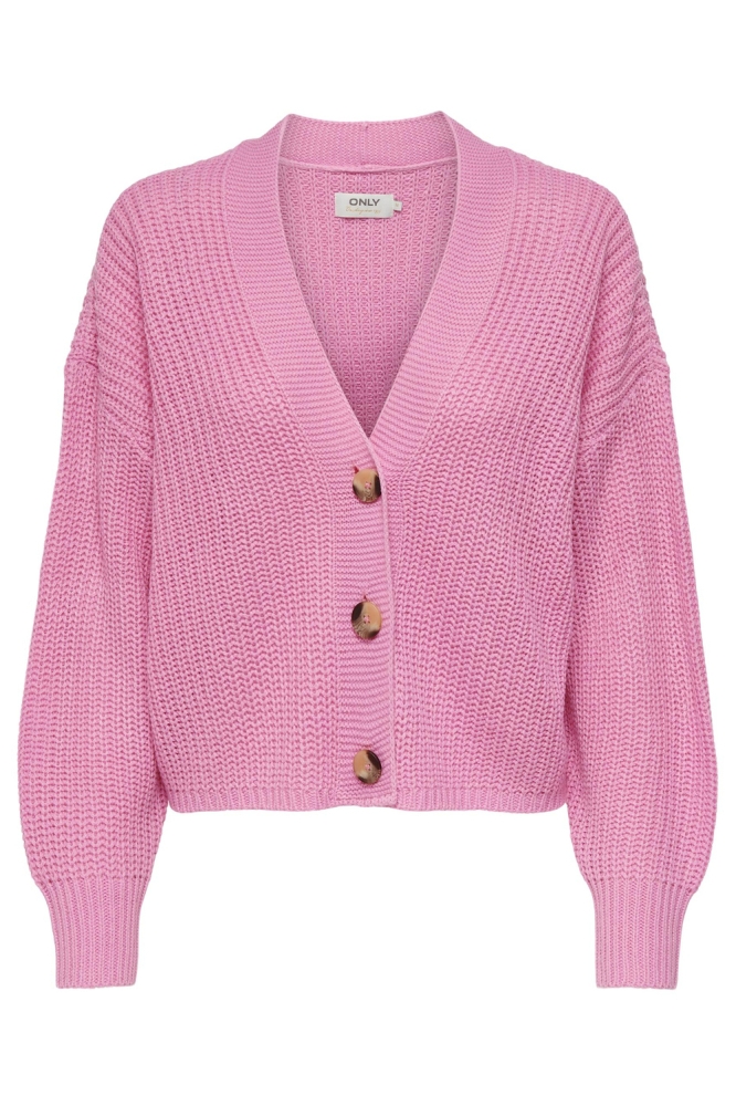 ONLCAROL NICE L/S CARDIGAN KNT NOOS 15211521 BEGONIA PINK