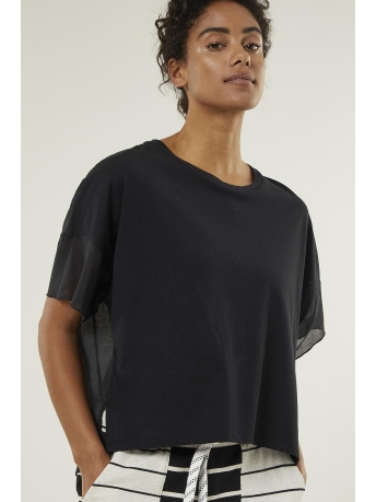 10 Days T-shirt SHORTSLEEVE TEE JERSEY VOILE 20 752 3201 1012 black