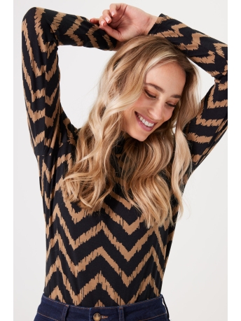 Garcia T-shirt LONGSLEEVE I30006 4167 GOLDEN BROWN