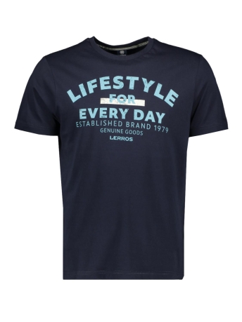 Lerros T-shirt SERAFINO MET PRINT 2323005 485