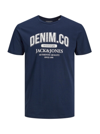 Jack & Jones T-shirt JJEJEANS TEE SS O-NECK NOOS 22/23 12210949 NAVY BLAZER
