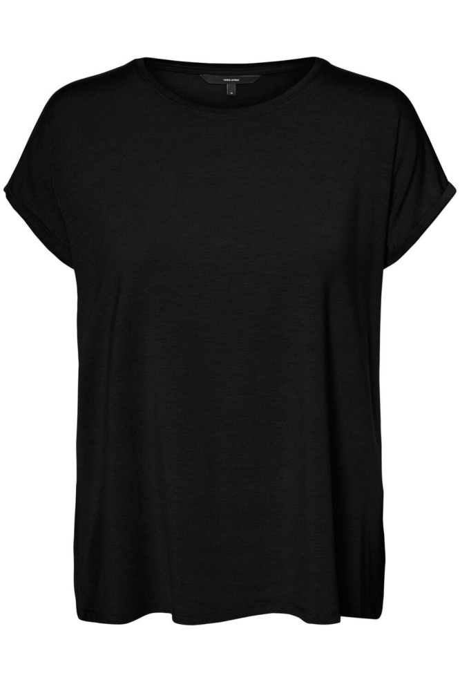 Vero Moda zwarte dames t-shirt | Vooraanzicht