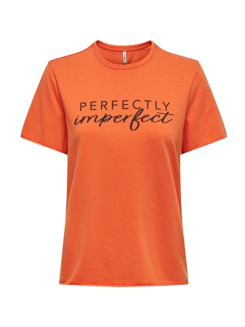 Only T-shirt ONLJESSIE S/S CS TOP 15280509 TIGERLILLY/PERFECTLY