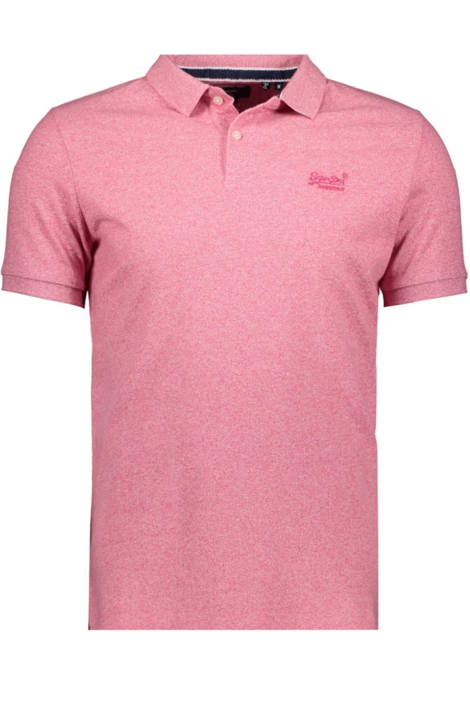 VINTAGE LOGO EMB TEE M1011245A MID PINK GRIT