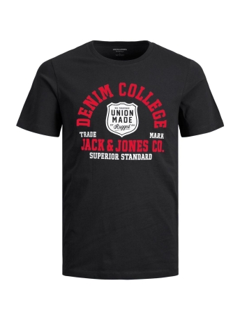 Jack & Jones T-shirt JJELOGO TEE SS O-NECK 2 COL SS23 SN 12220500 BLACK