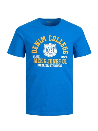 Jack & Jones T-shirt JJELOGO TEE SS O-NECK 2 COL SS23 SN 12220500 French Blue