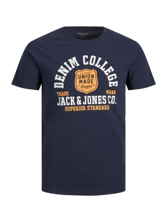 Jack & Jones T-shirt JJELOGO TEE SS O-NECK 2 COL SS23 SN 12220500 Sky Captain