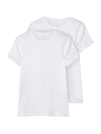 Name It T-shirt NKMT-SHIRT SLIM 2P NOOS 13209164 Bright White