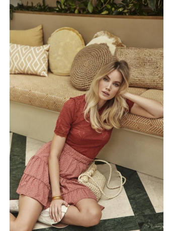 Lofty Manner T-shirt TOP JOYCE 250 red
