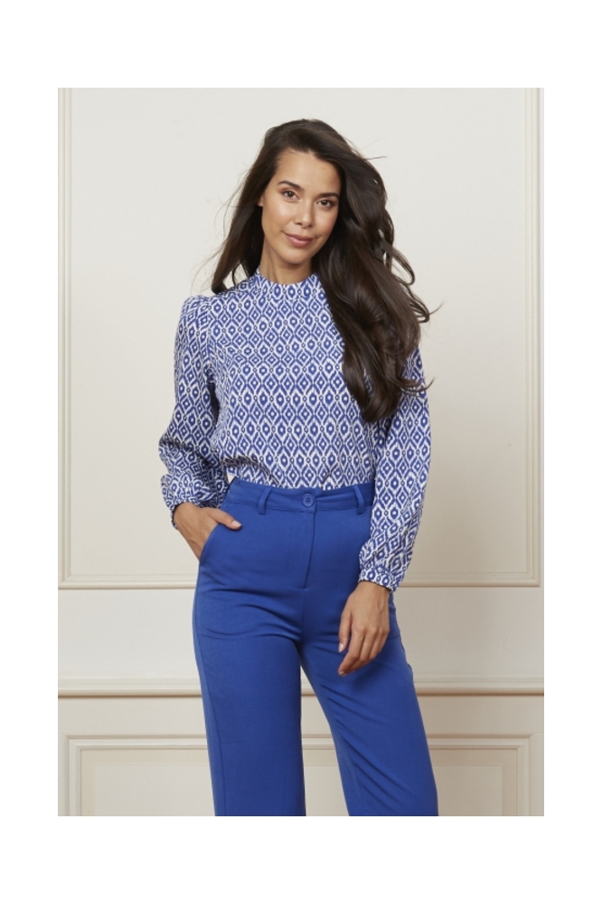 TOP LINDY OA01 436 Blue Ikat