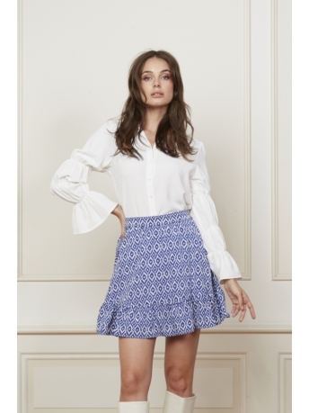 Lofty Manner Blouse TOP LILIT OA51 100 white