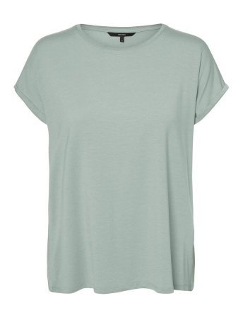 Vero Moda T-shirt VMAVA PLAIN SS TOP GAJRS NOOS 10284468 SILT GREEN