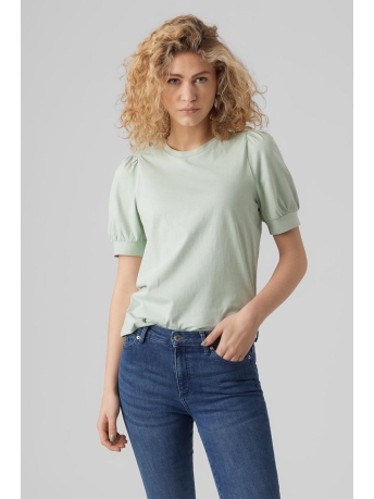 Vero Moda T-shirt VMKERRY 2/4 O-NECK TOP  VMA JRS NOO 10275520 Silt Green