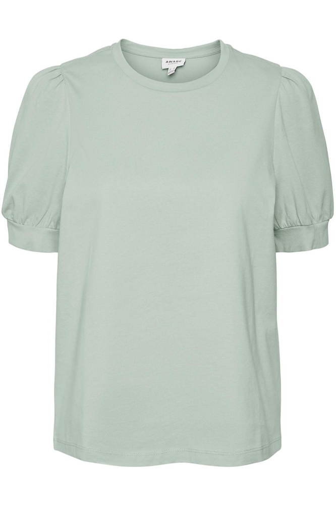 VMKERRY 2/4 O-NECK TOP VMA JRS NOO 10275520 Silt Green