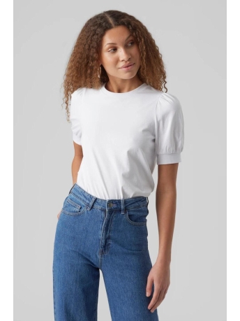 Vero Moda T-shirt VMKERRY 2/4 O-NECK TOP  VMA JRS NOO 10275520 Bright White