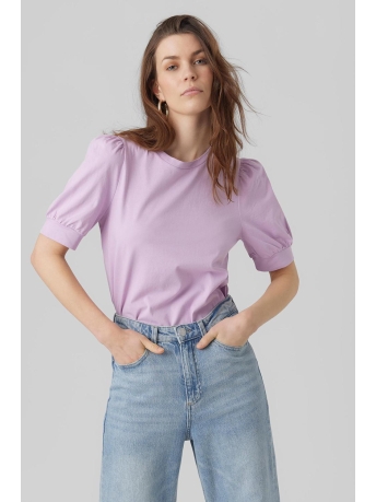 Vero Moda T-shirt VMKERRY 2/4 O-NECK TOP  VMA JRS NOO 10275520 Orchid Bloom