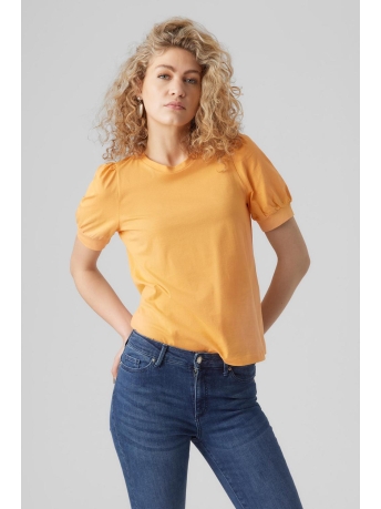 Vero Moda T-shirt VMKERRY 2/4 O-NECK TOP  VMA JRS NOO 10275520 Mock Orange