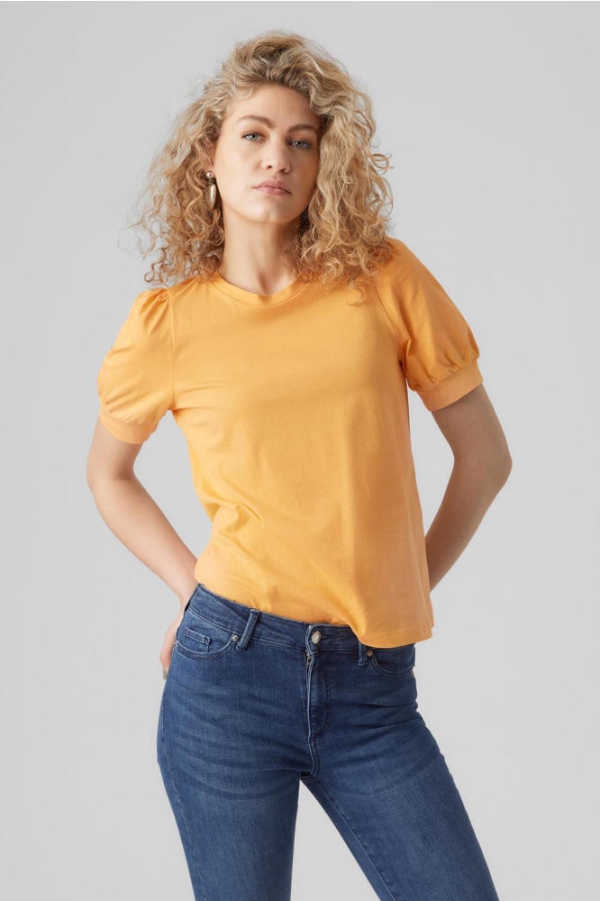 VMKERRY 2/4 O-NECK TOP  VMA JRS NOO 10275520 Mock Orange