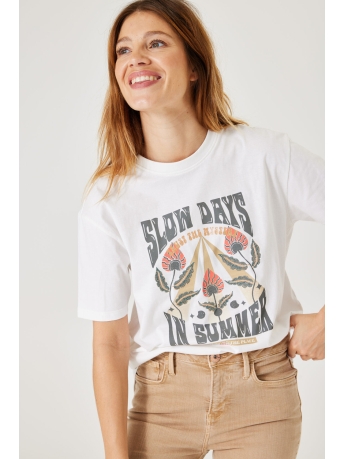 Garcia T-shirt T SHIRT B30211 53 OFF WHITE