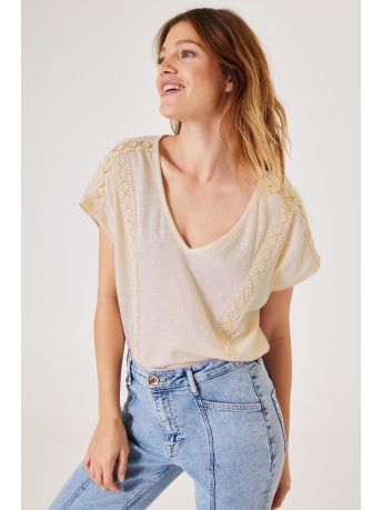Garcia T-shirt T SHIRT B30201 4294 WHITECAP