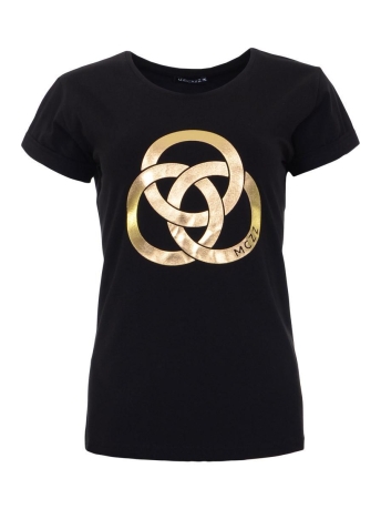 Maicazz T-shirt YSSA T SHIRT SP23 75 021 BLACK GOLD