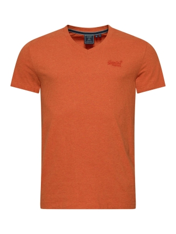 Superdry T-shirt VINTAGE LOGO EMB VEE TEE M1011170A RUST ORANGE MARL