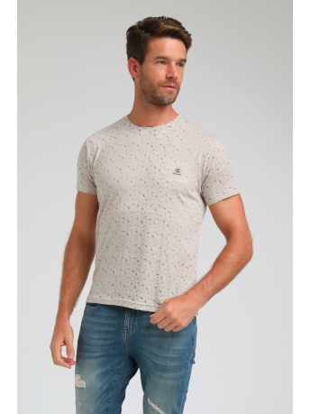 Gabbiano T-shirt T SHIRT MET GEOMETRISCHE PRINT 153541 1002 sand