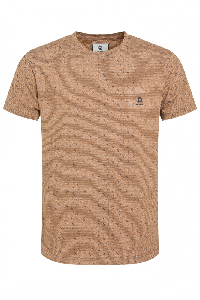 T SHIRT MET GEOMETRISCHE PRINT 153541 1011 camel