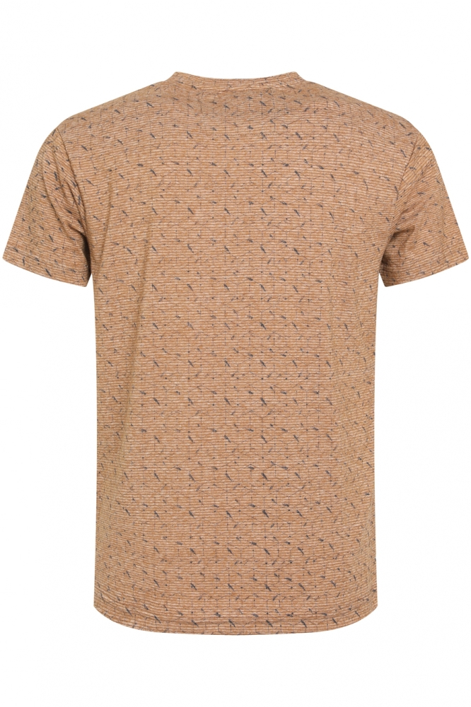 T SHIRT MET GEOMETRISCHE PRINT 153541 1011 camel
