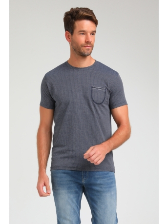 Gabbiano T-shirt TONALE T SHIRT MET STIKSELS 153551 301 Navy