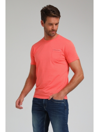 Gabbiano T-shirt TONALE T SHIRT MET STIKSELS 153551 478 Fresh Coral