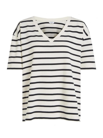 Penn&Ink N.Y T-shirt T SHIRT STRIPE S23F1226 ECRU NAVY
