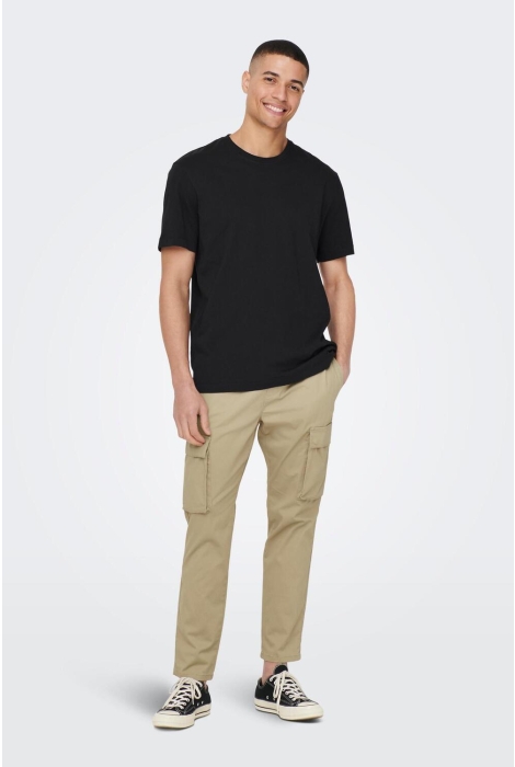 Only & Sons onsmax life reg ss stitch tee noos