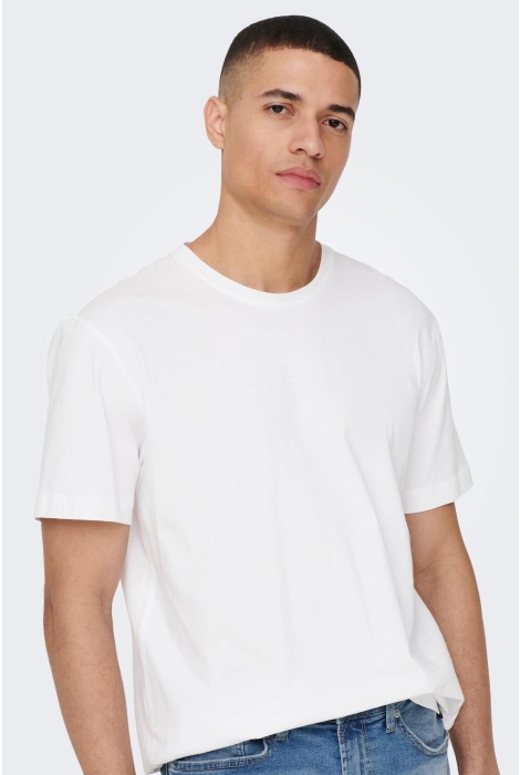 Only & Sons onsmax life reg ss stitch tee noos