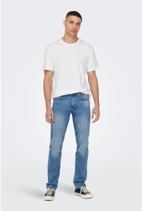 Only & Sons onsmax life reg ss stitch tee noos