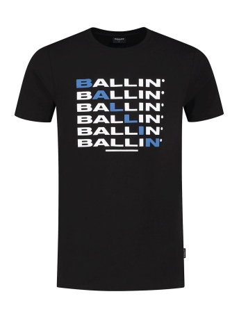 Ballin T-shirt T SHIRT WITH FRONT PRINT 23019116 02 BLACK