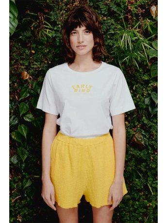 Penn&Ink N.Y T-shirt T SHIRT PRINT S23F1224 01 152 WHITE SUN