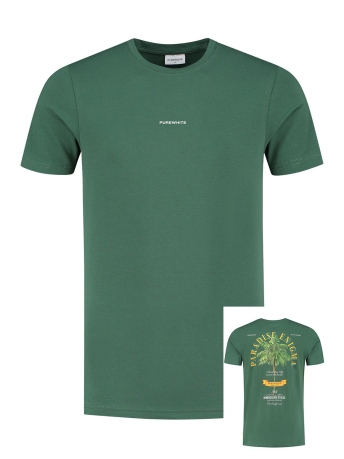 Purewhite T-shirt PARADISE ENIGMA T SHIRT 23010113 94 FOREST GREEN